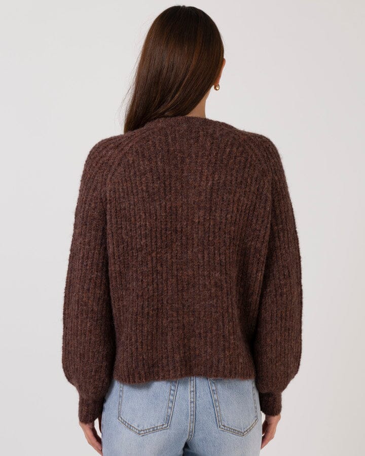 Corinne Cardigan Chocolate