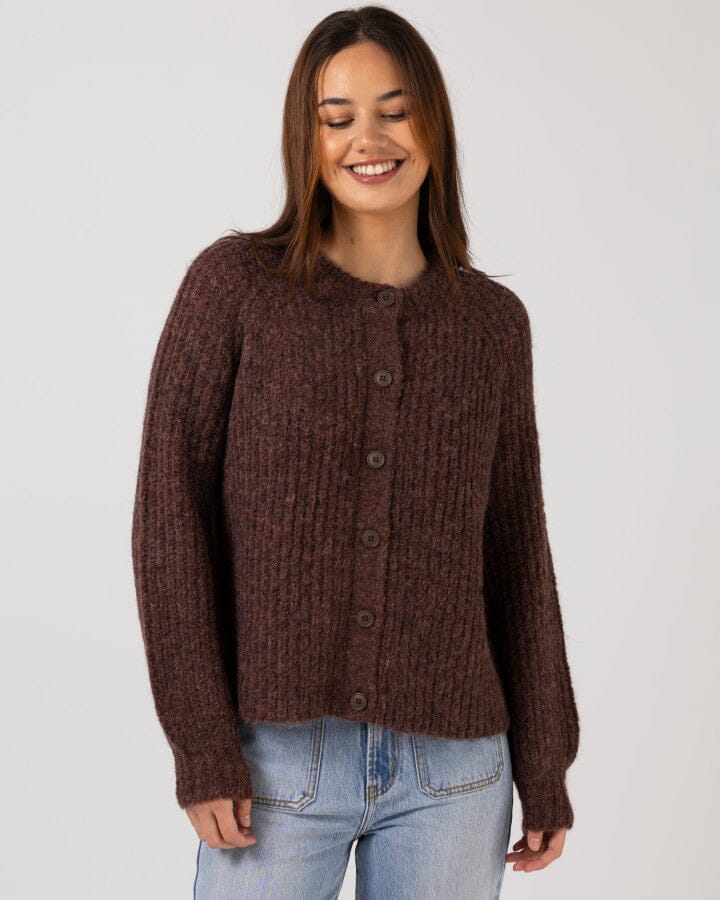 Corinne Cardigan Chocolate