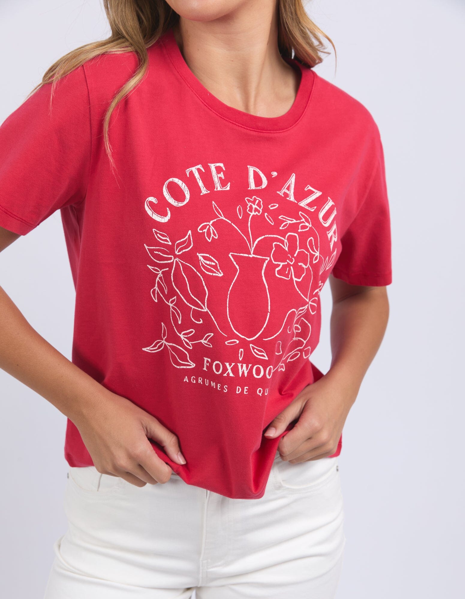 Cote D'azur Tee Crimson