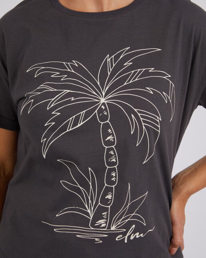 EASY BREEZY TEE CHARCOAL