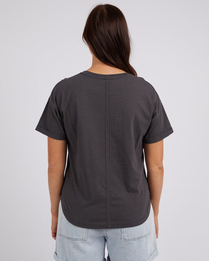 EASY BREEZY TEE CHARCOAL