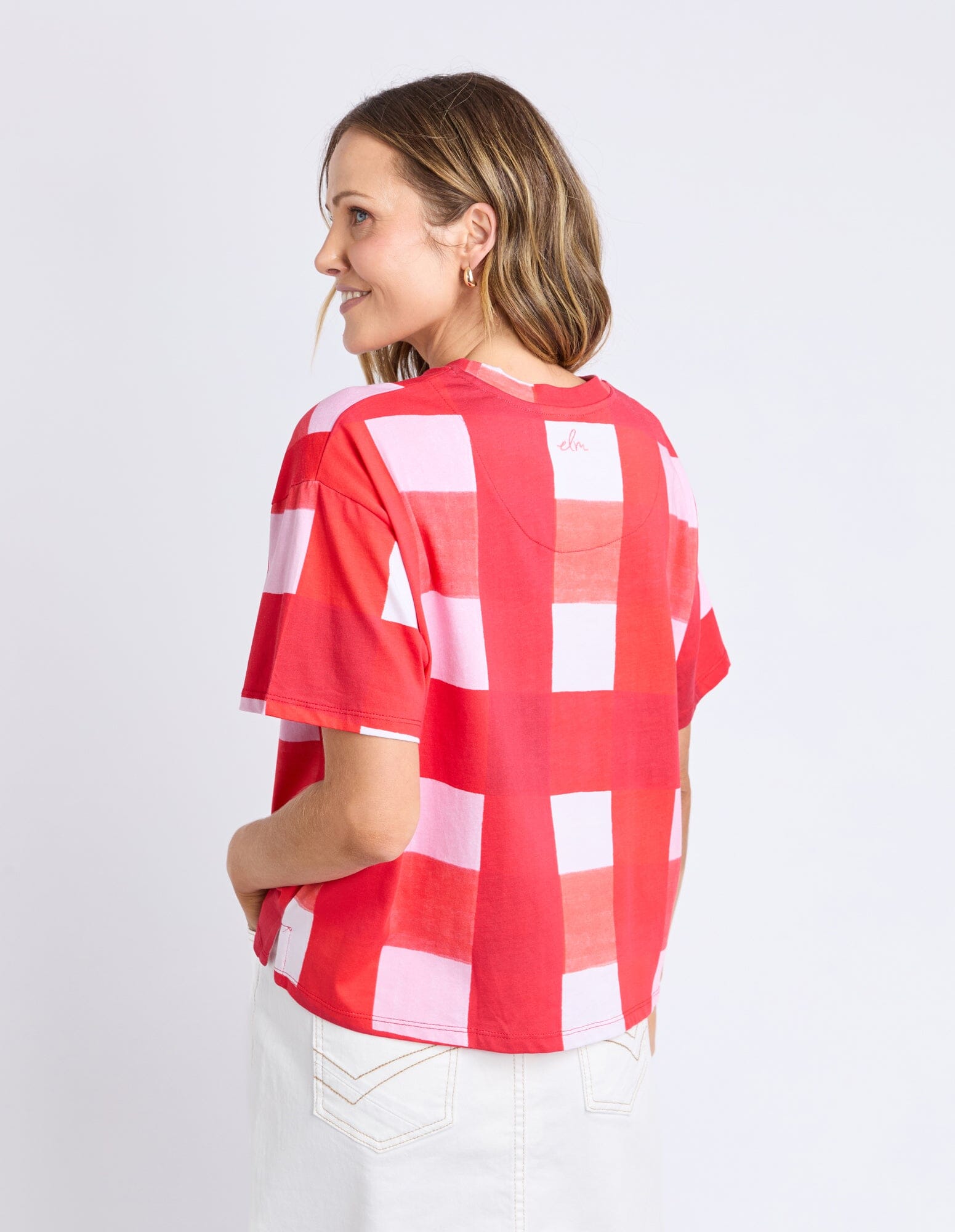 Edin Tee Yardage Print Poppy