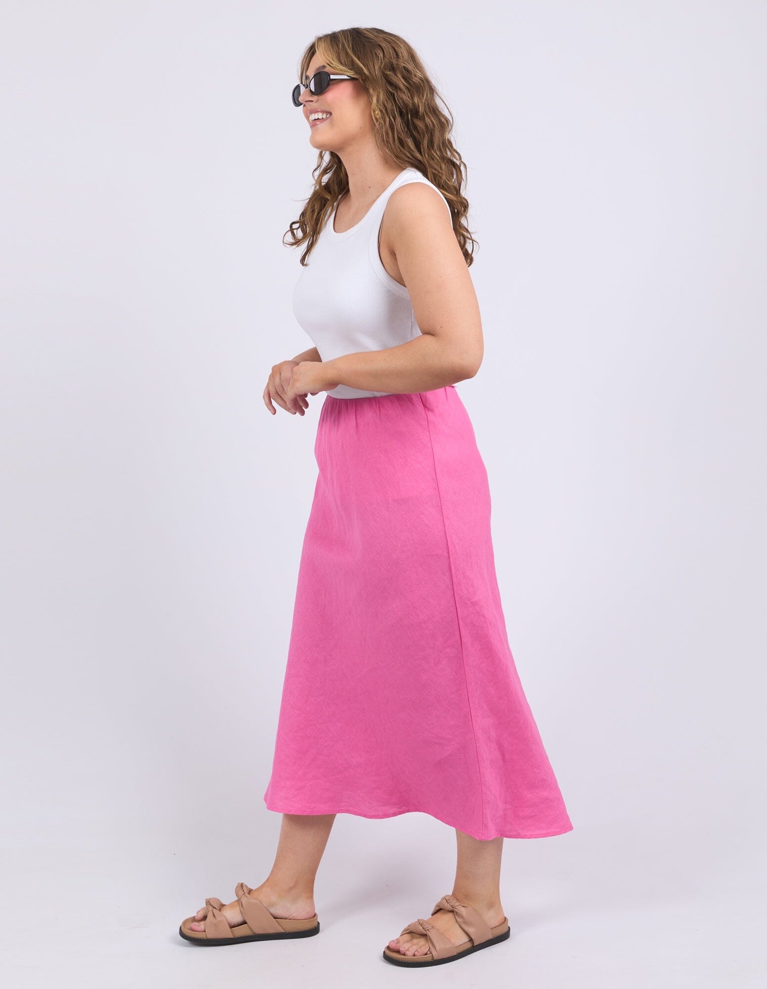 Eleni Skirt Aurora Pink