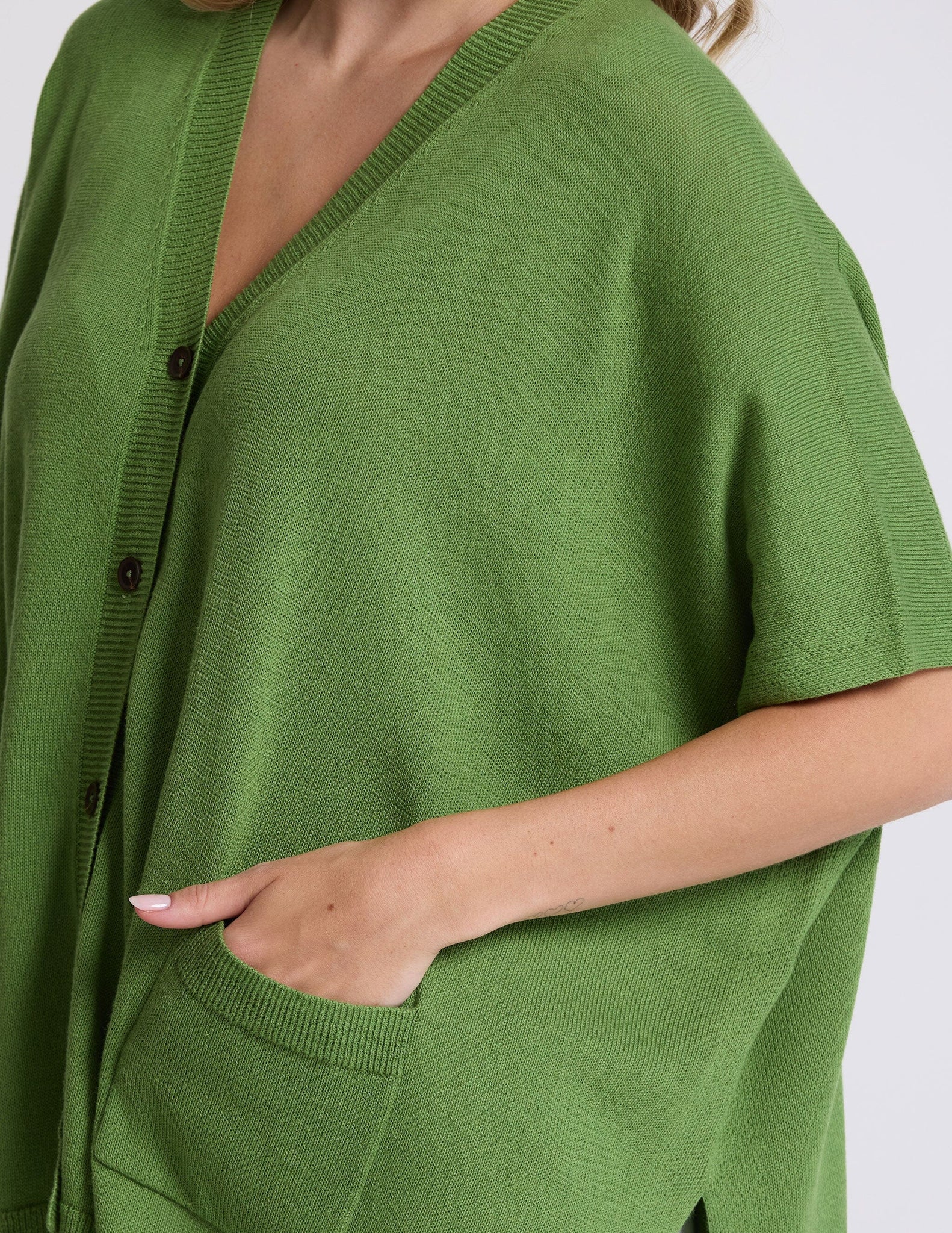 Elliot Cardigan Pesto