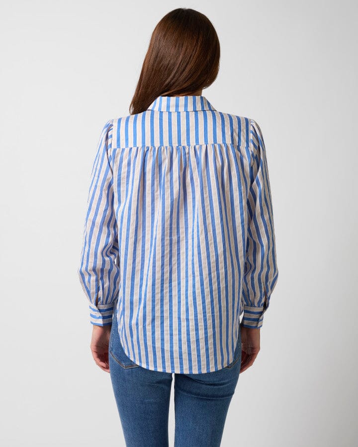 Emmery Shirt Cobalt Stripe