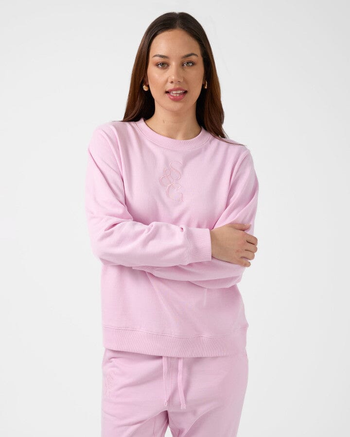Essential Sweater Candyfloss with S+G Logo