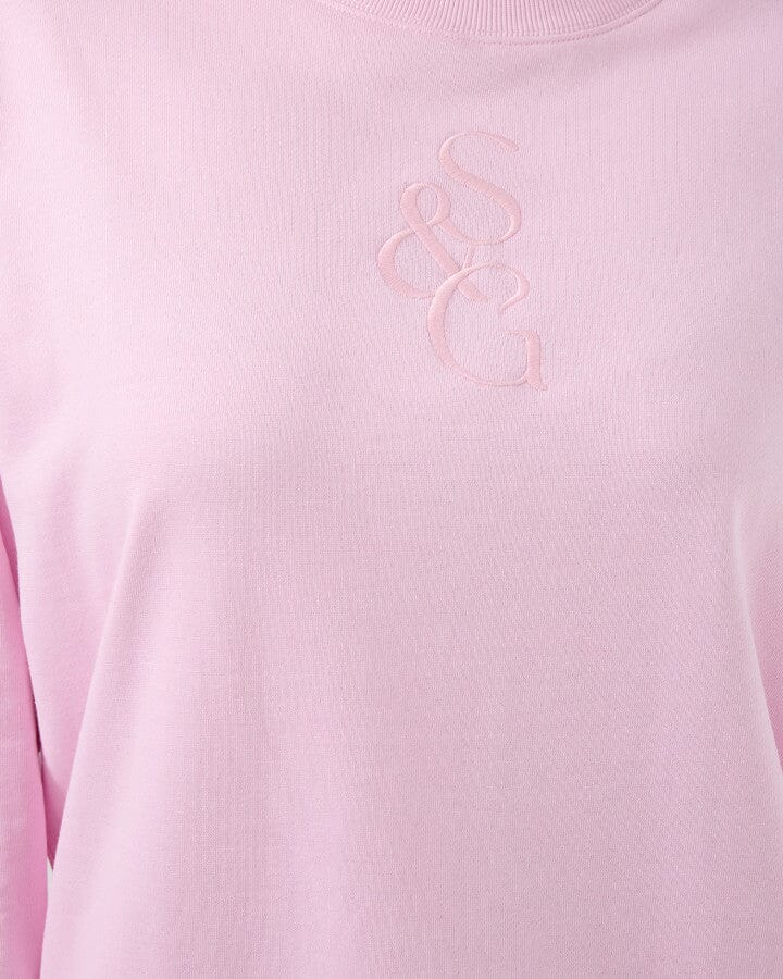 Essential Sweater Candyfloss with S+G Logo
