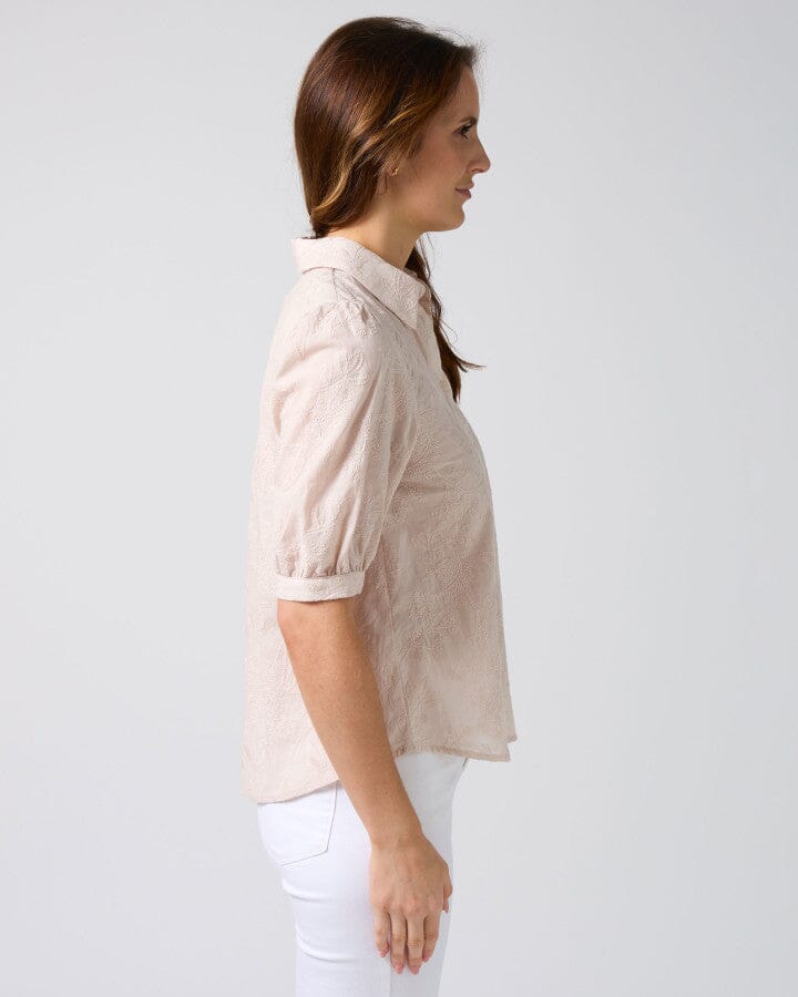Evie Blouse Blush Pink