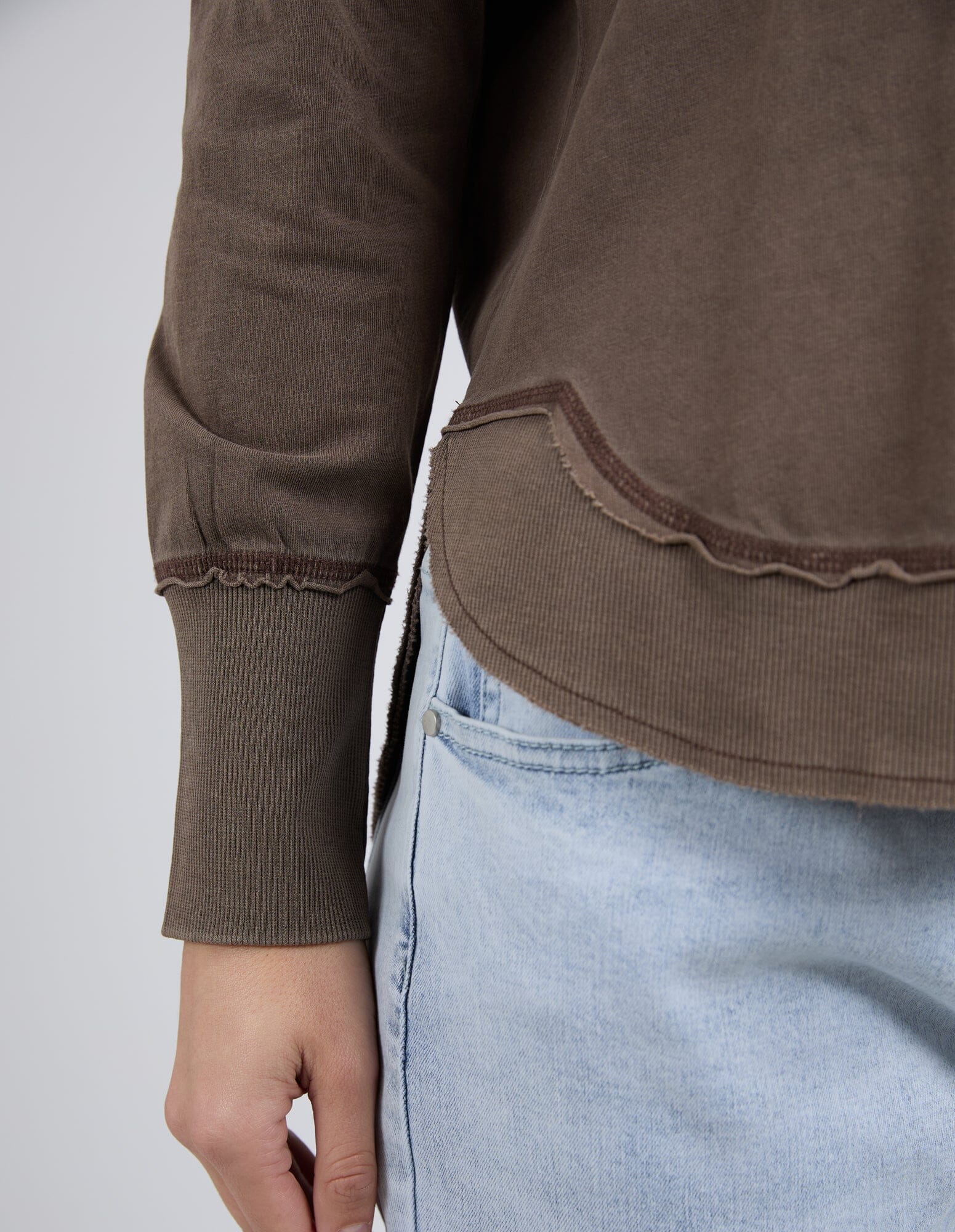 Farrah Long Sleeve Coffee Quartz