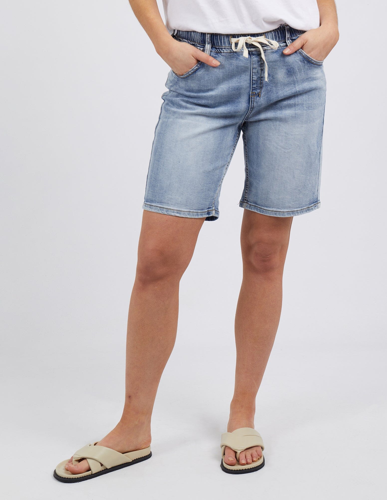 Gabby Bermuda Short Mid Blue