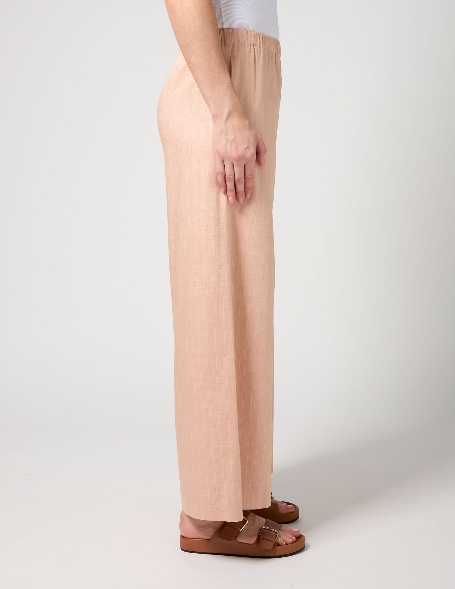 Ginny Pant Rose Petal Stripe