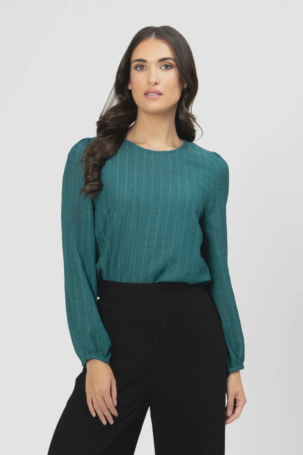 Gratitude Top Peacock