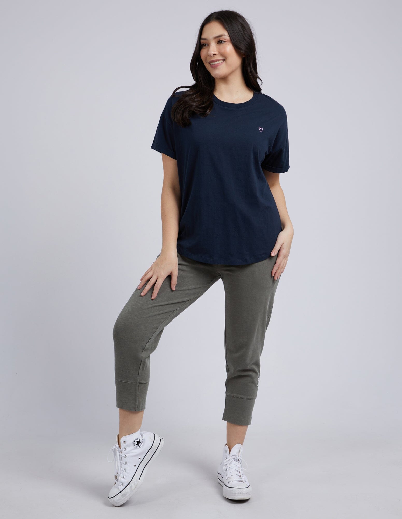 Halli SS Tee Navy