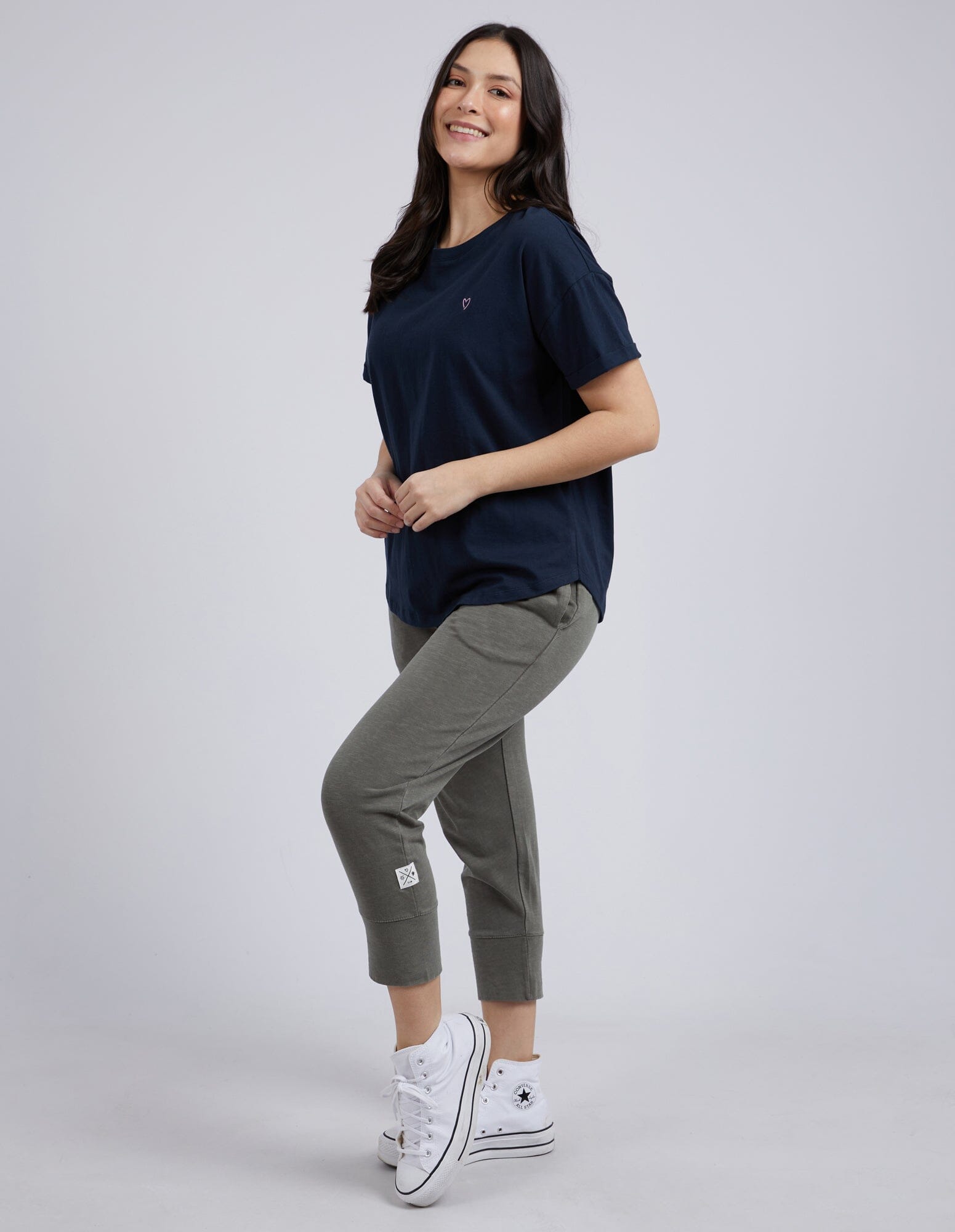 Halli SS Tee Navy