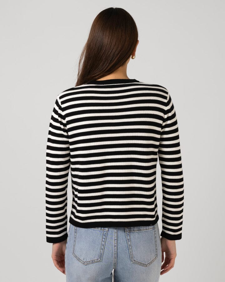 Henri Cardigan Black Tea