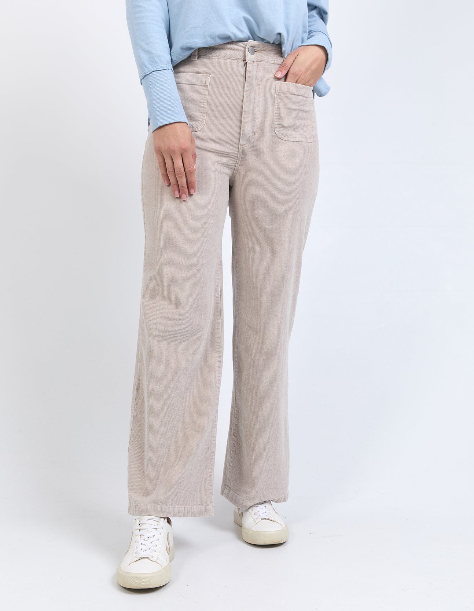 HENRIETTA CORD PANT MUSHROOM