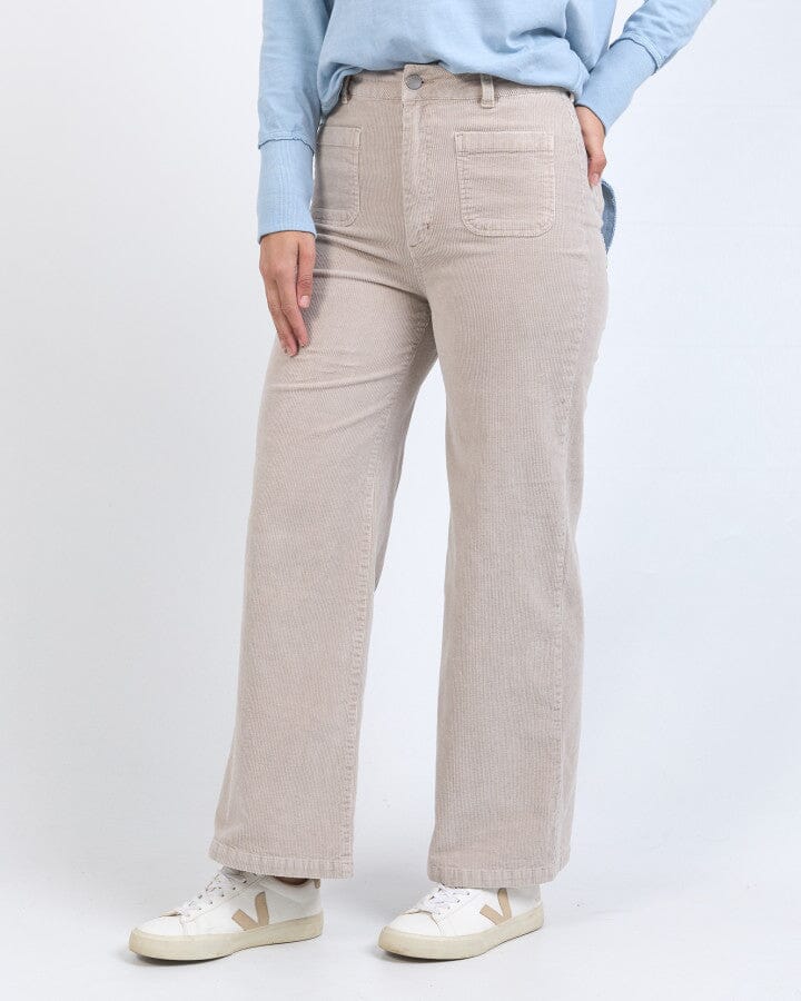 HENRIETTA CORD PANT MUSHROOM