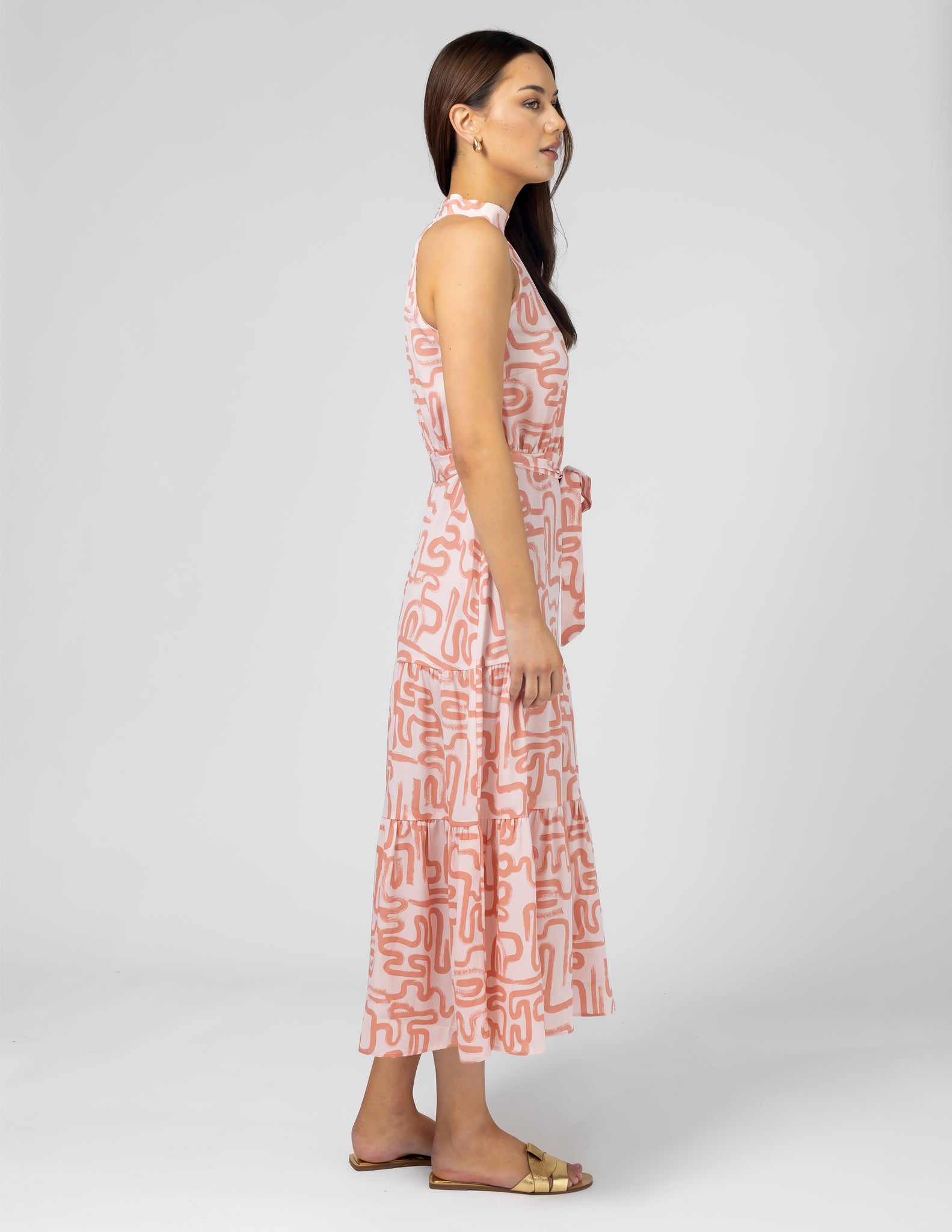 Henrietta dress Blush Squiggle