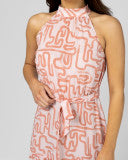 Henrietta dress Blush Squiggle