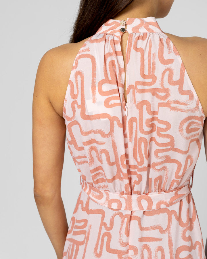 Henrietta dress Blush Squiggle