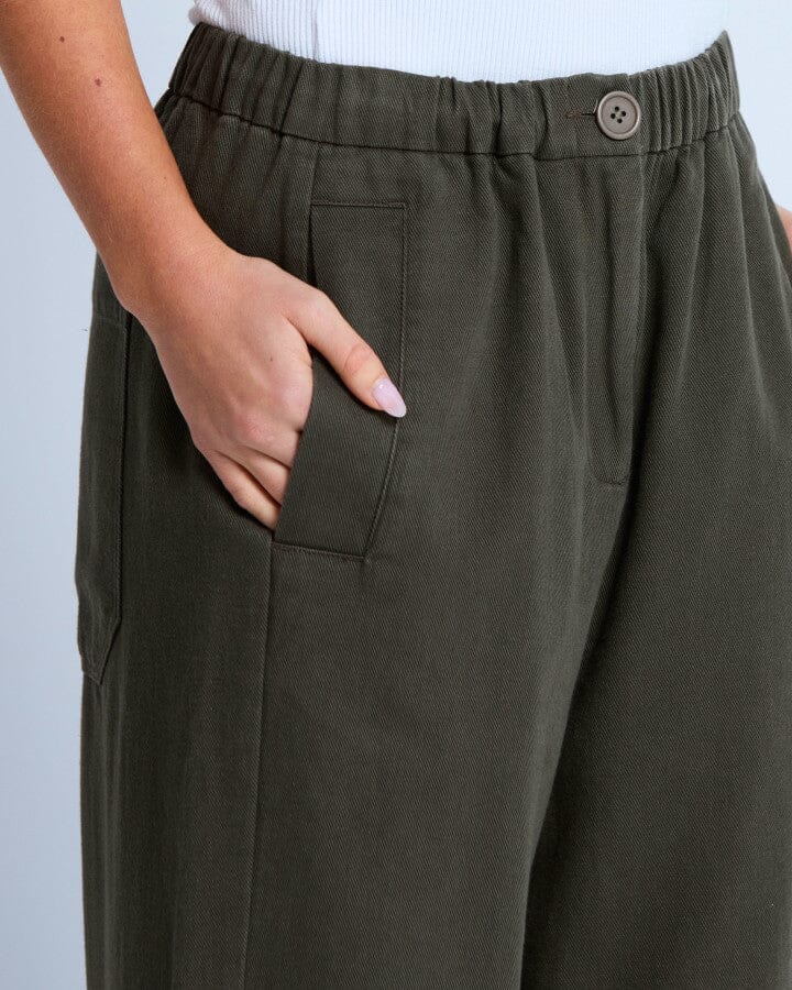 Jamie Barrel Pant Moss