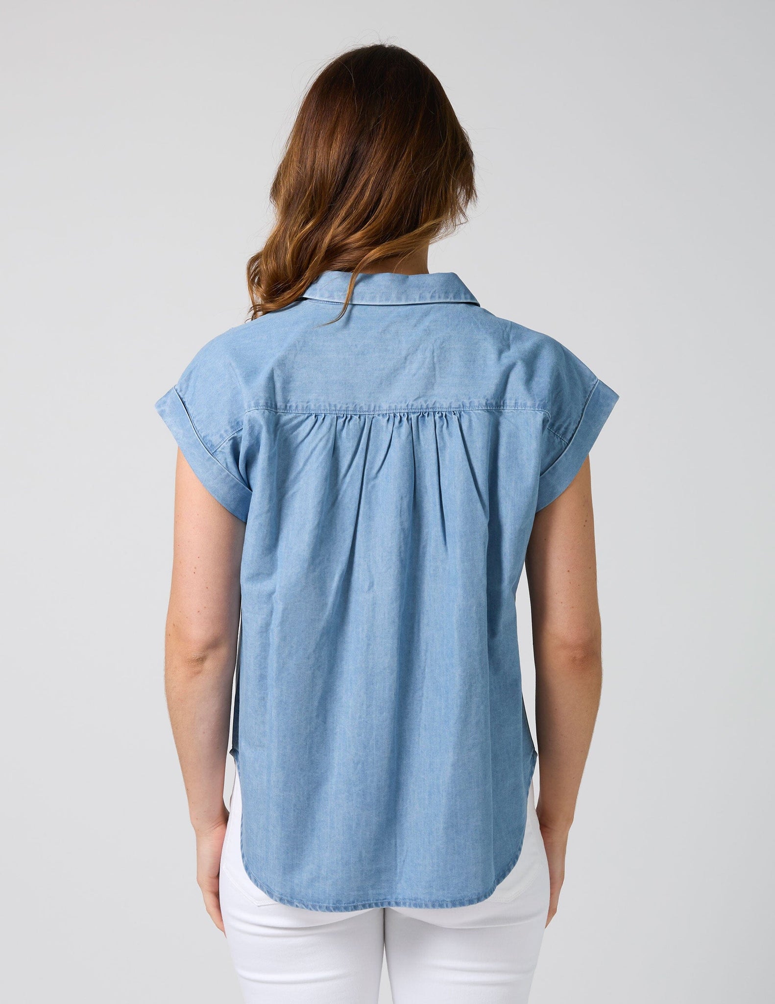 Kelly Blouse Light Wash