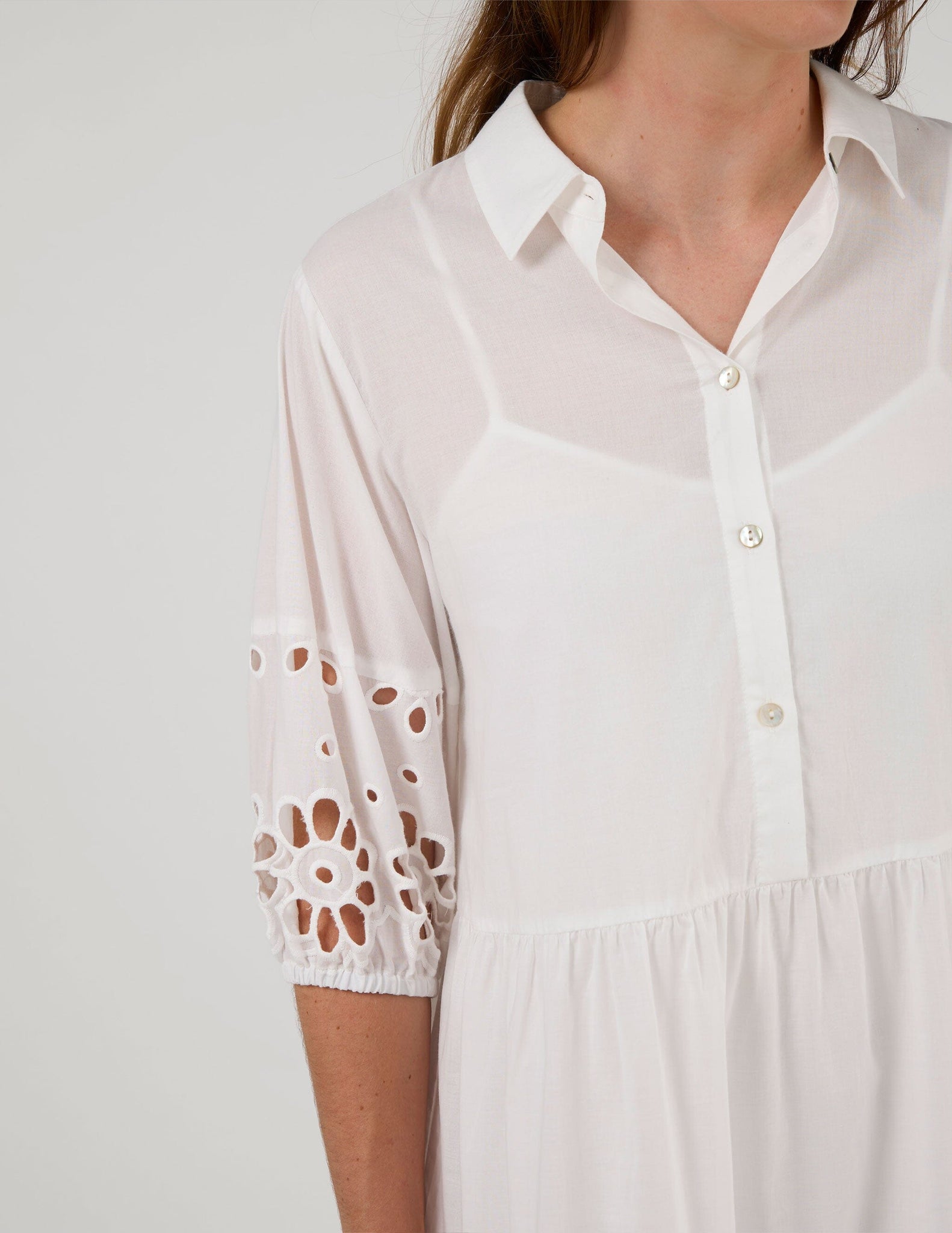 Lainey Dress White