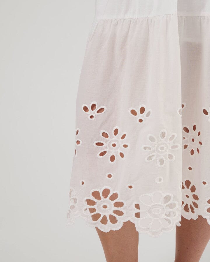 Lainey Dress White
