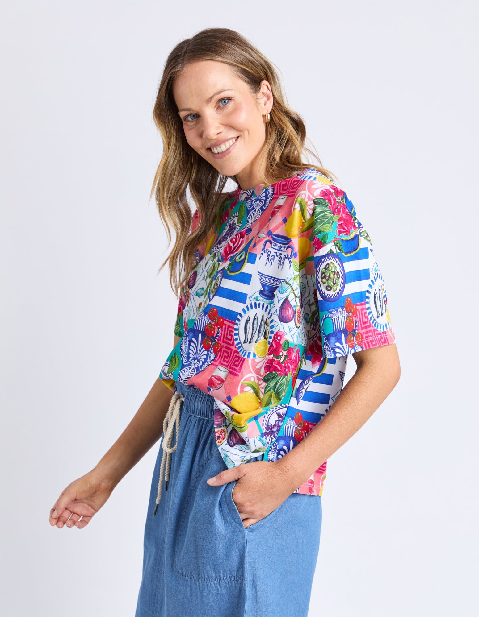 Lala Land Tee Yardage Print