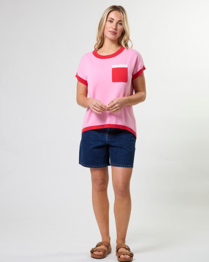 Laneway Pocket Pink/Red