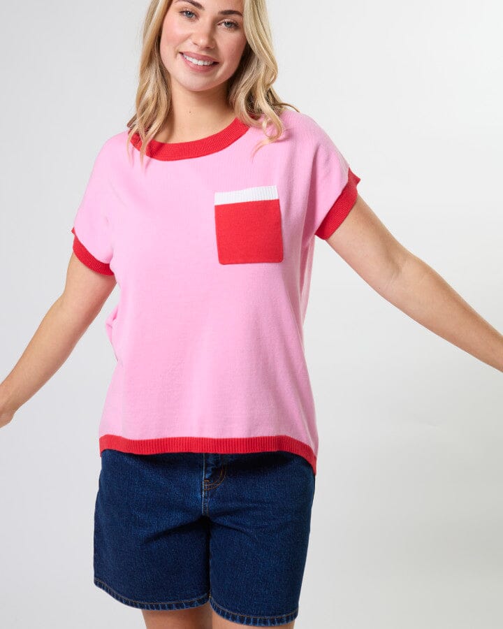 Laneway Pocket Pink/Red