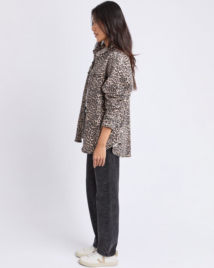 Leopard Denim Shirt