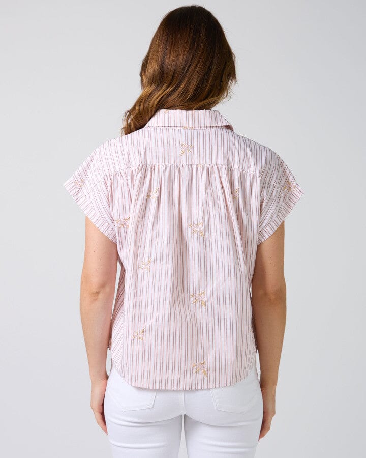 Lindy Shirt Pink Stripe