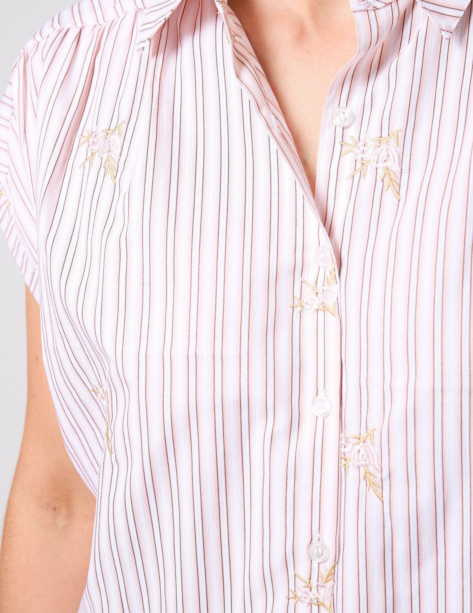 Lindy Shirt Pink Stripe