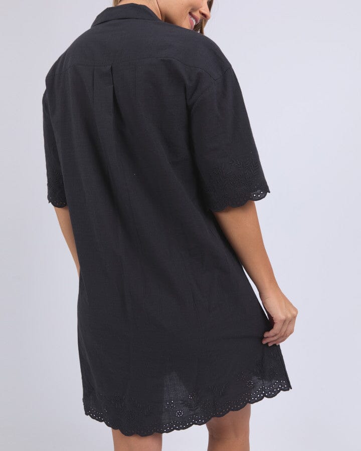 Madeleine Shirt Dress Black