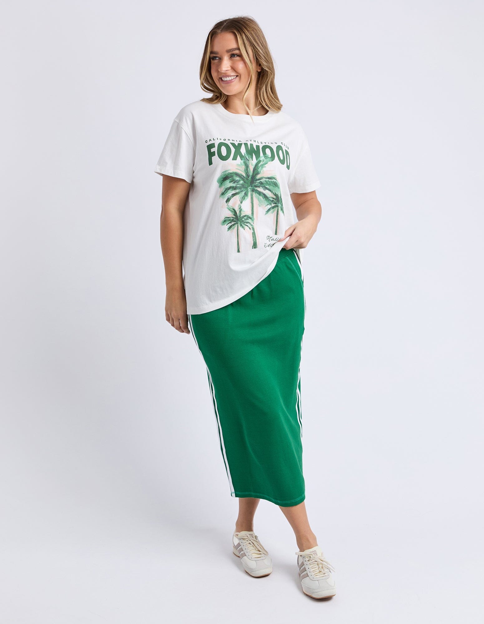 Malibu Tee Vintage White