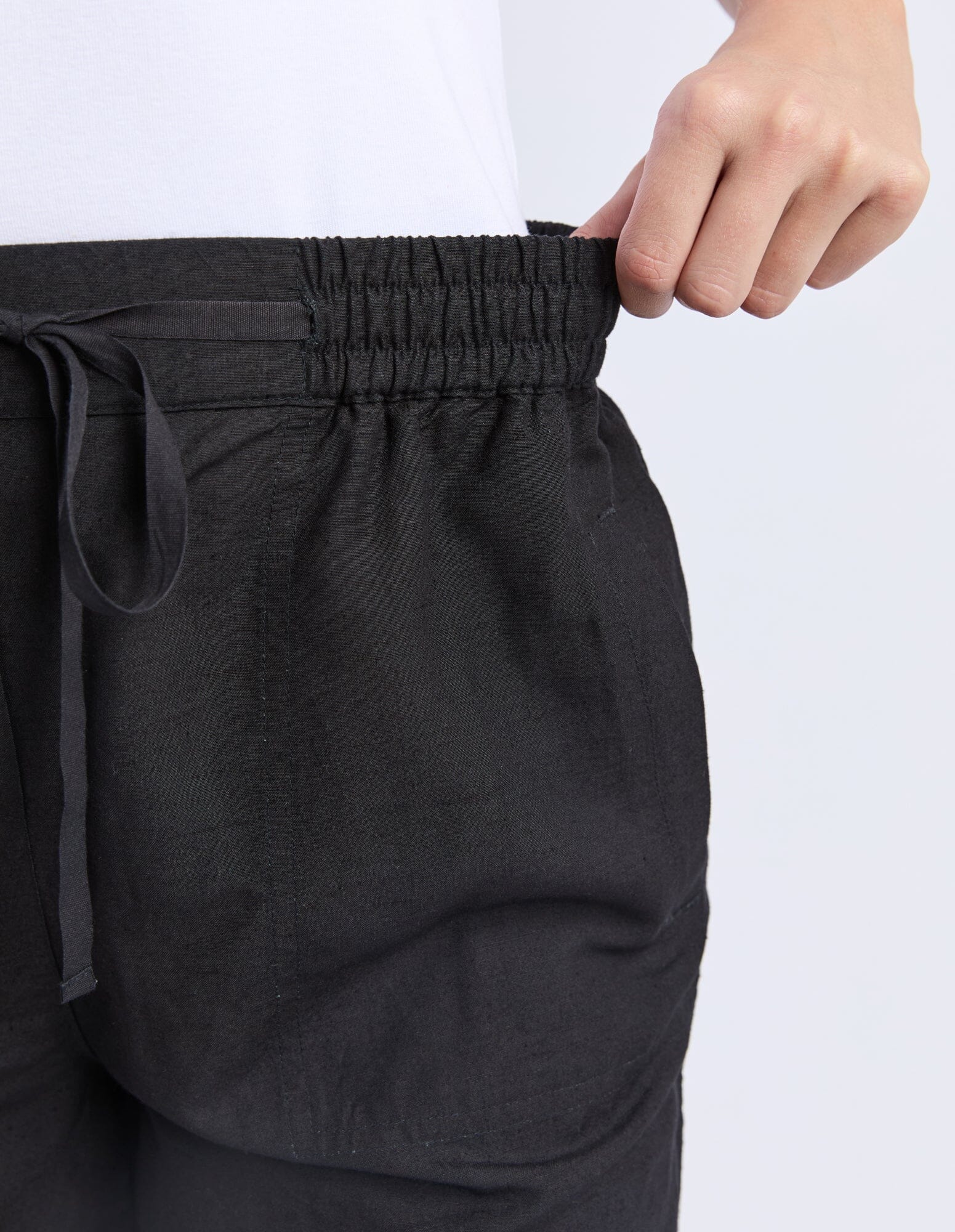 Margi Long Line Short Black