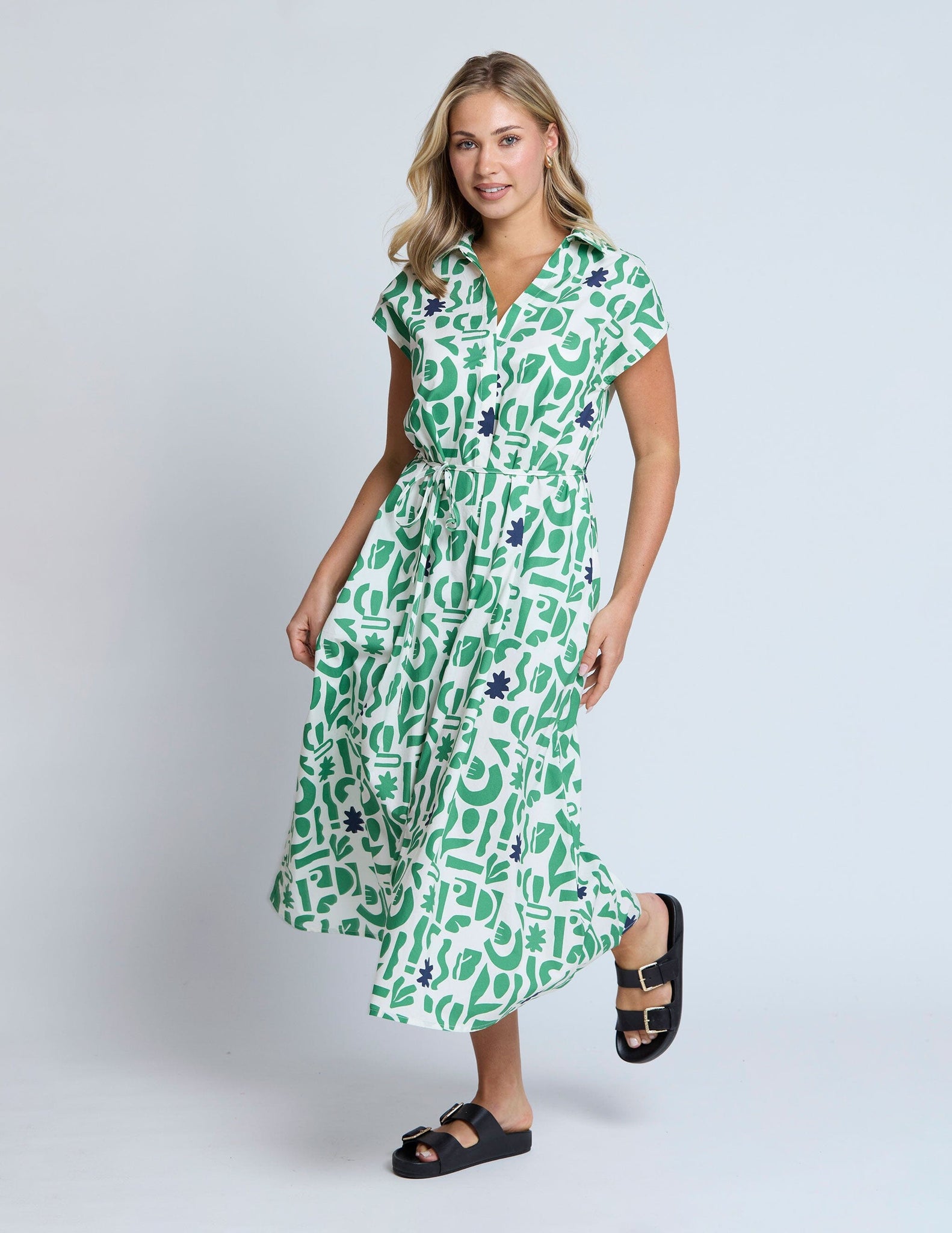 Marly Dress Spring Green