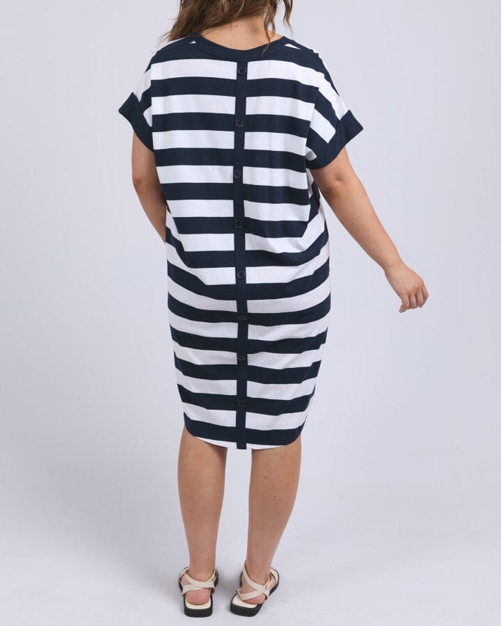 Mckinley Dress Navy/White Stripe