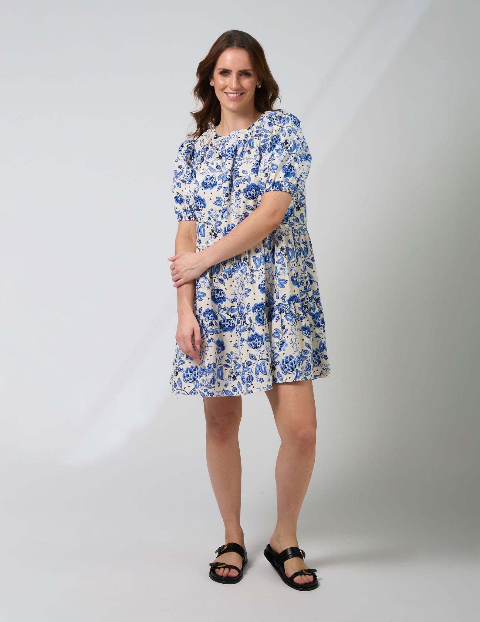 Olive Dress Grecian Paisley