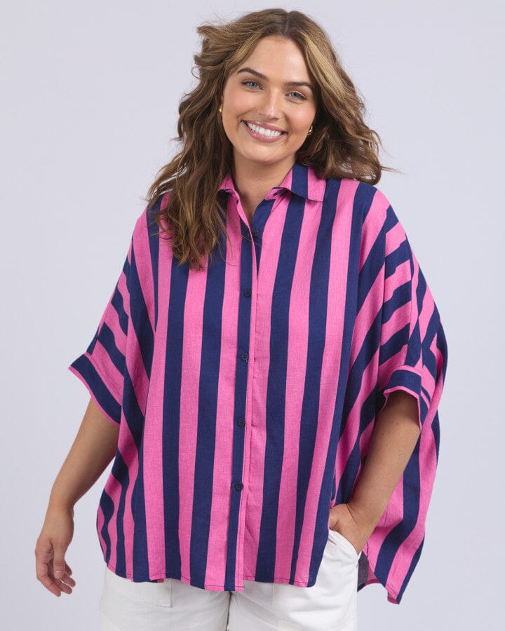 Palermo Stripe Shirt Blue/Pink