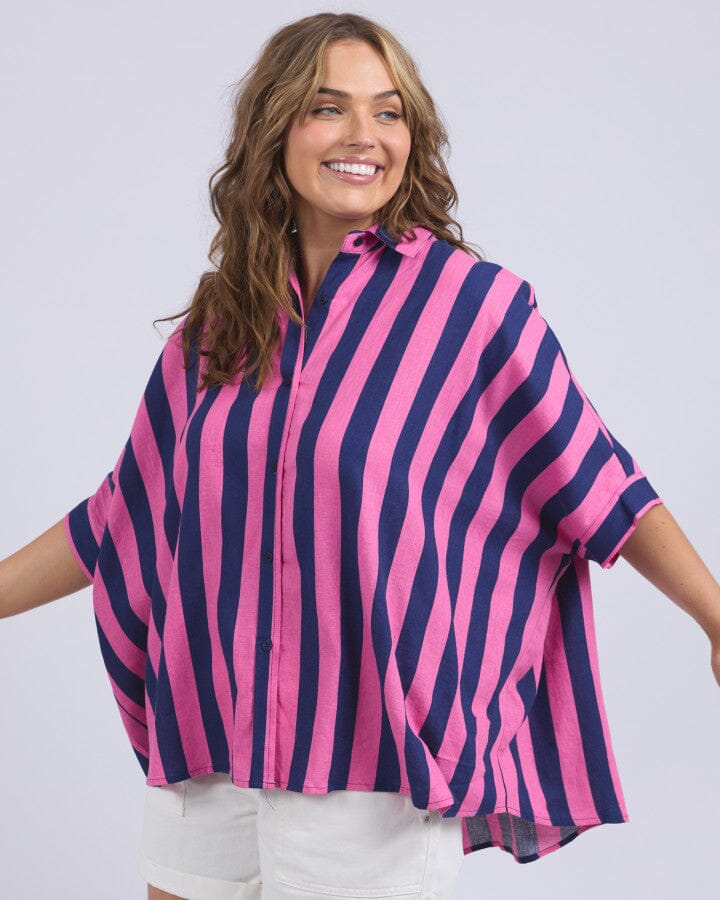 Palermo Stripe Shirt Blue/Pink