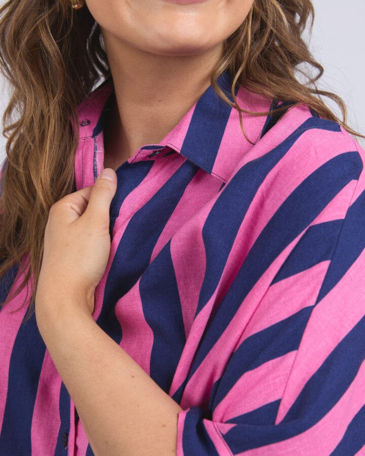 Palermo Stripe Shirt Blue/Pink