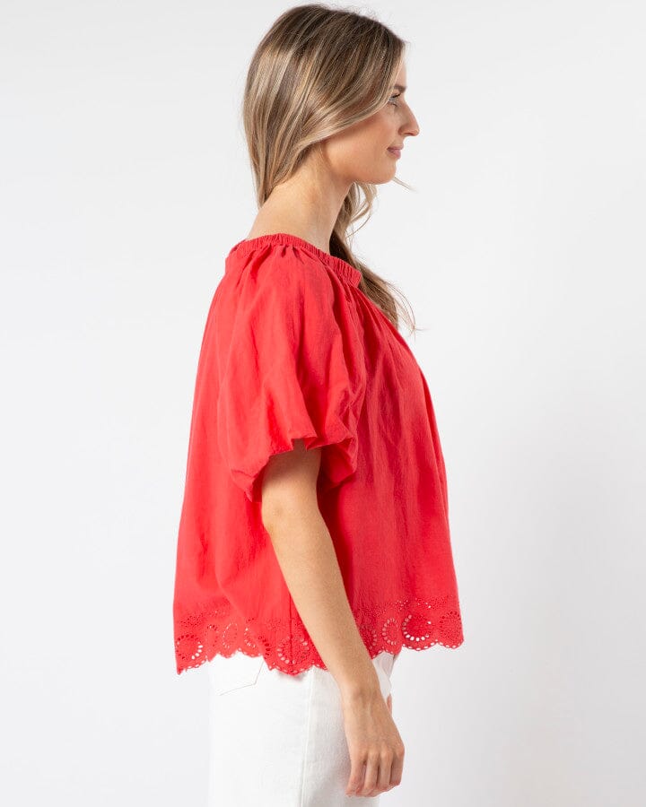 PAROS BLOUSE RED