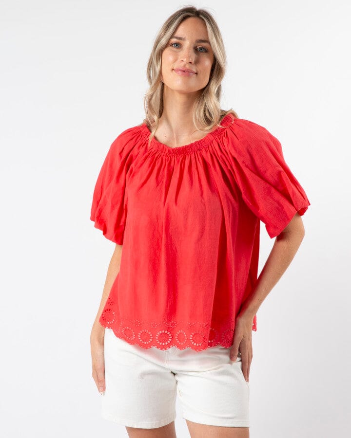 PAROS BLOUSE RED