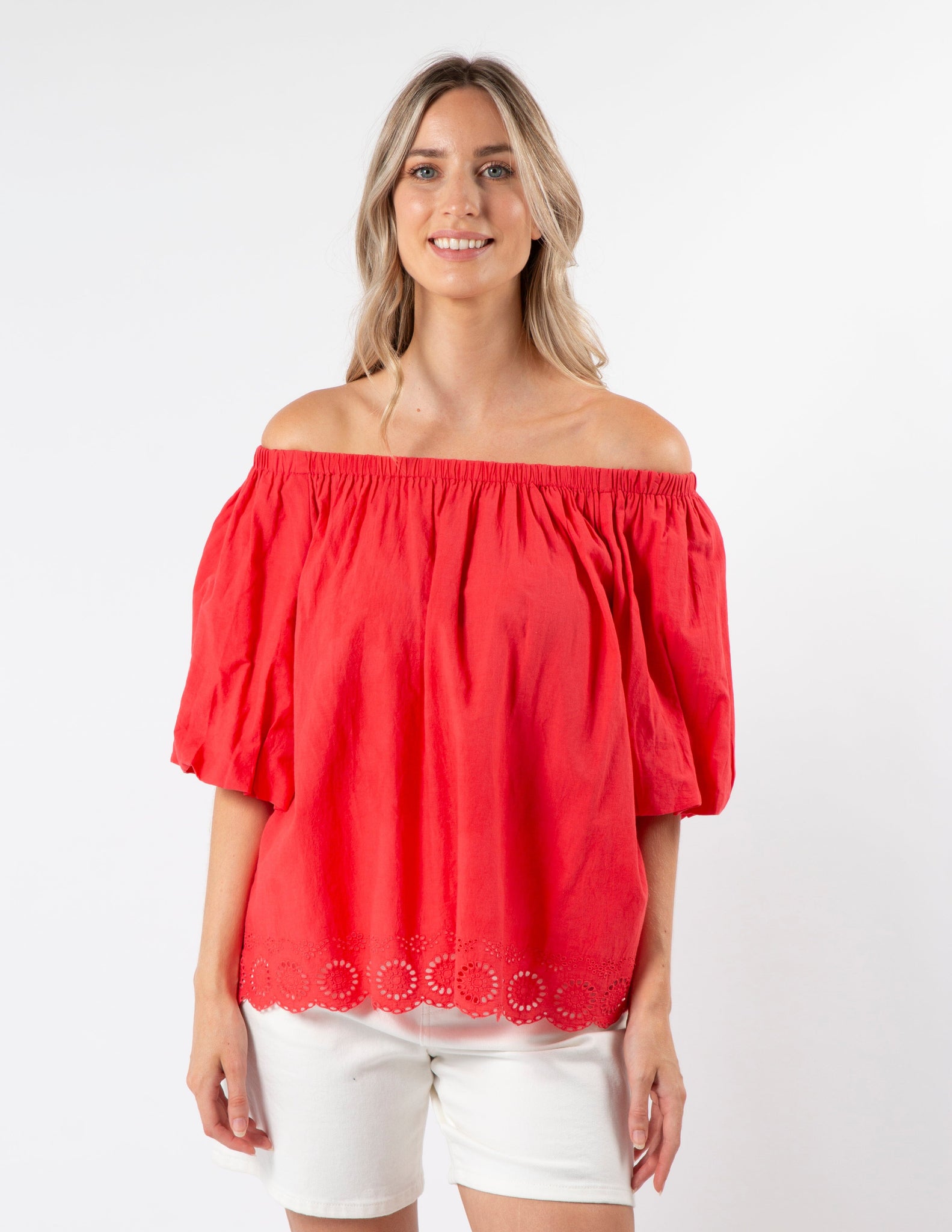 PAROS BLOUSE RED