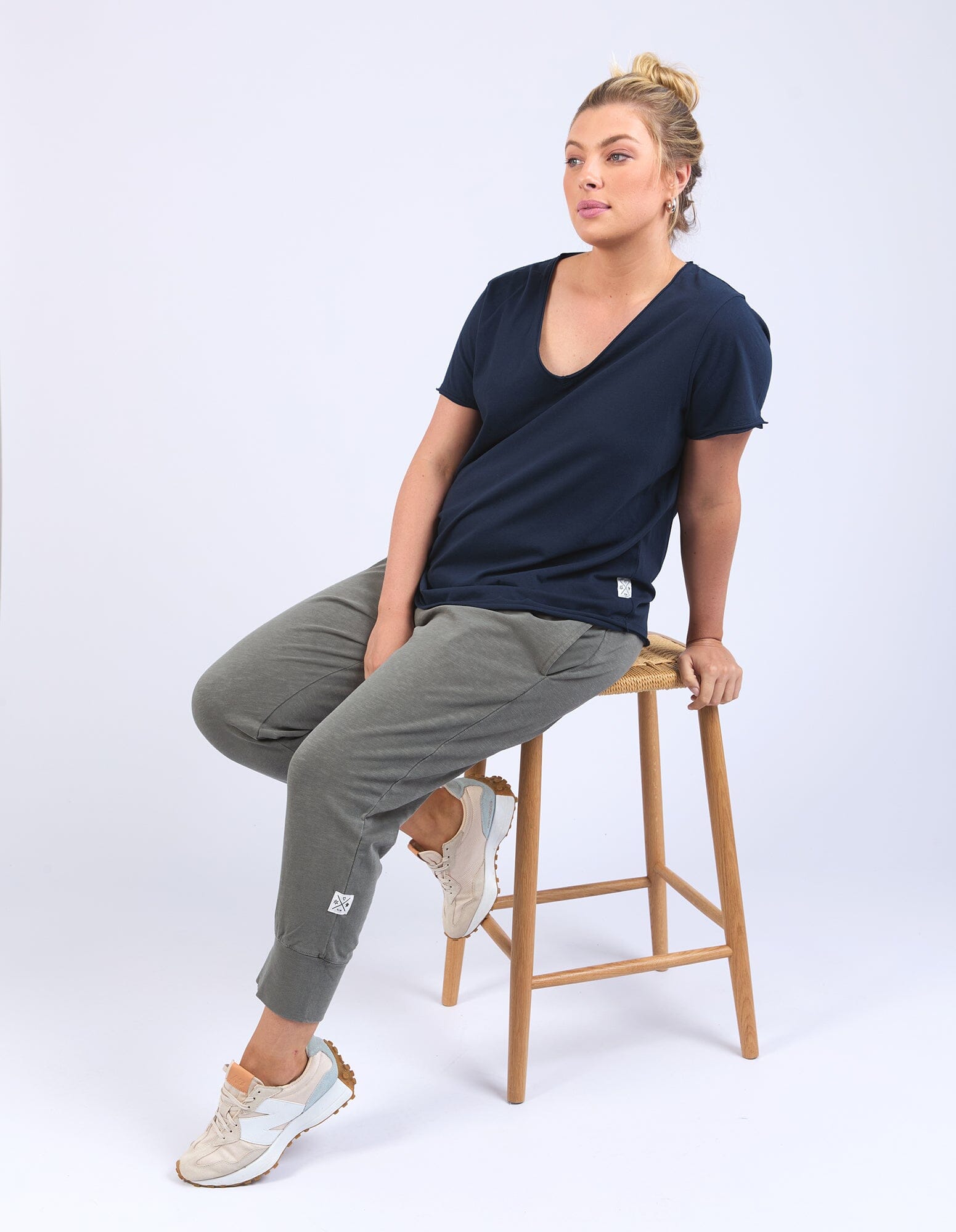 Pima Vee Tee  Navy
