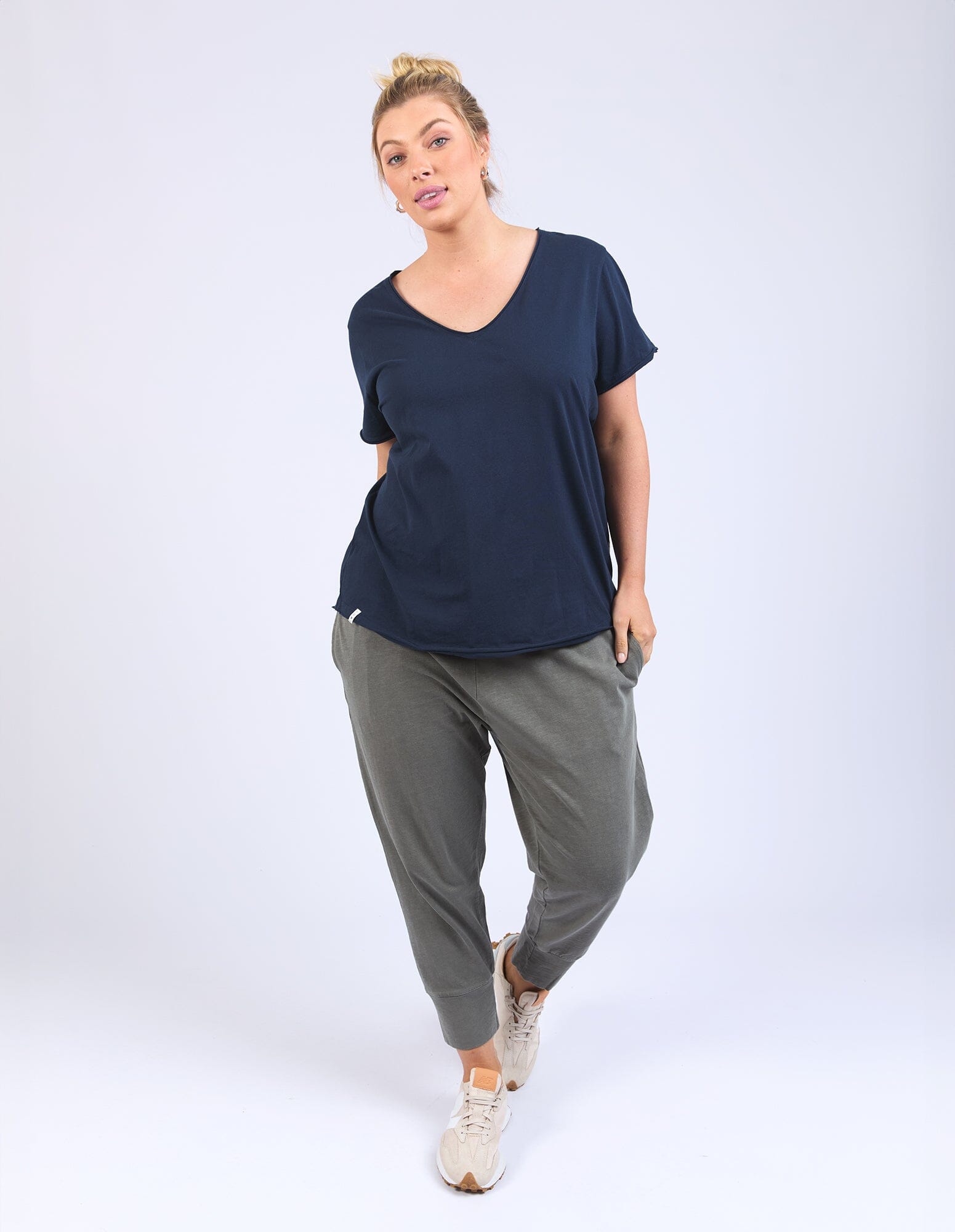 Pima Vee Tee  Navy