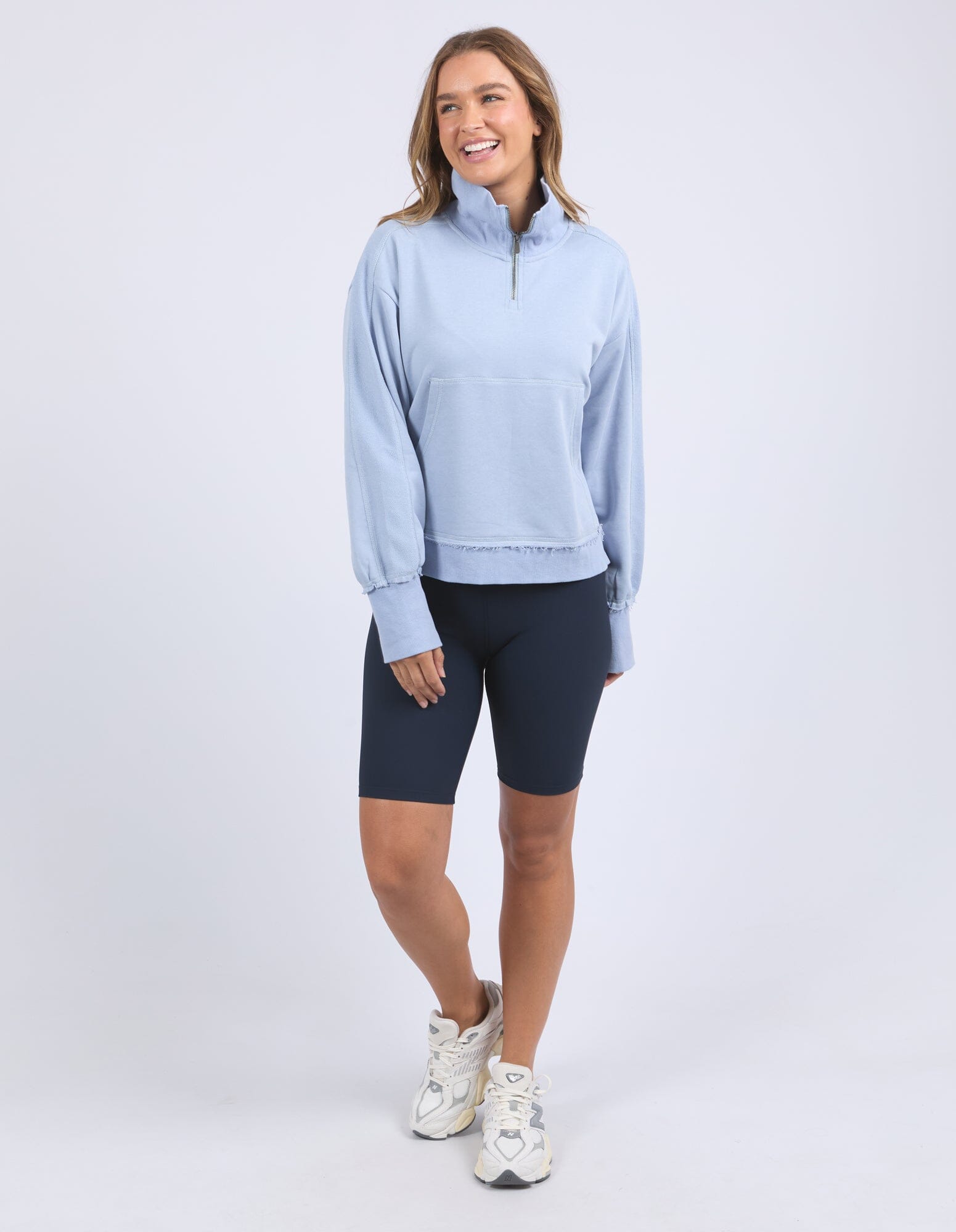 Sails Zip Crew Light Blue