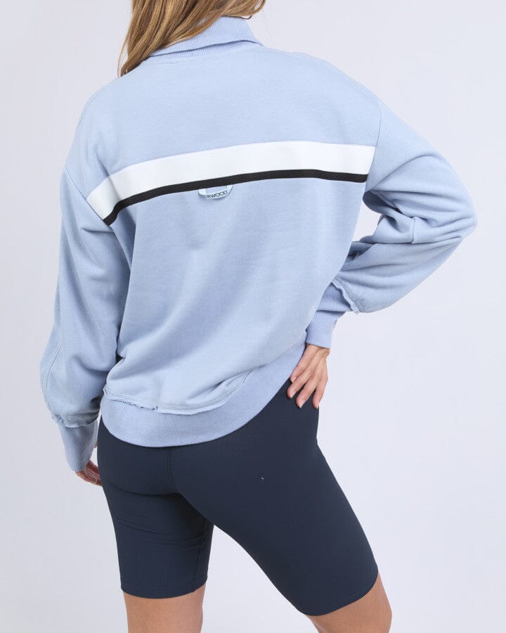 Sails Zip Crew Light Blue
